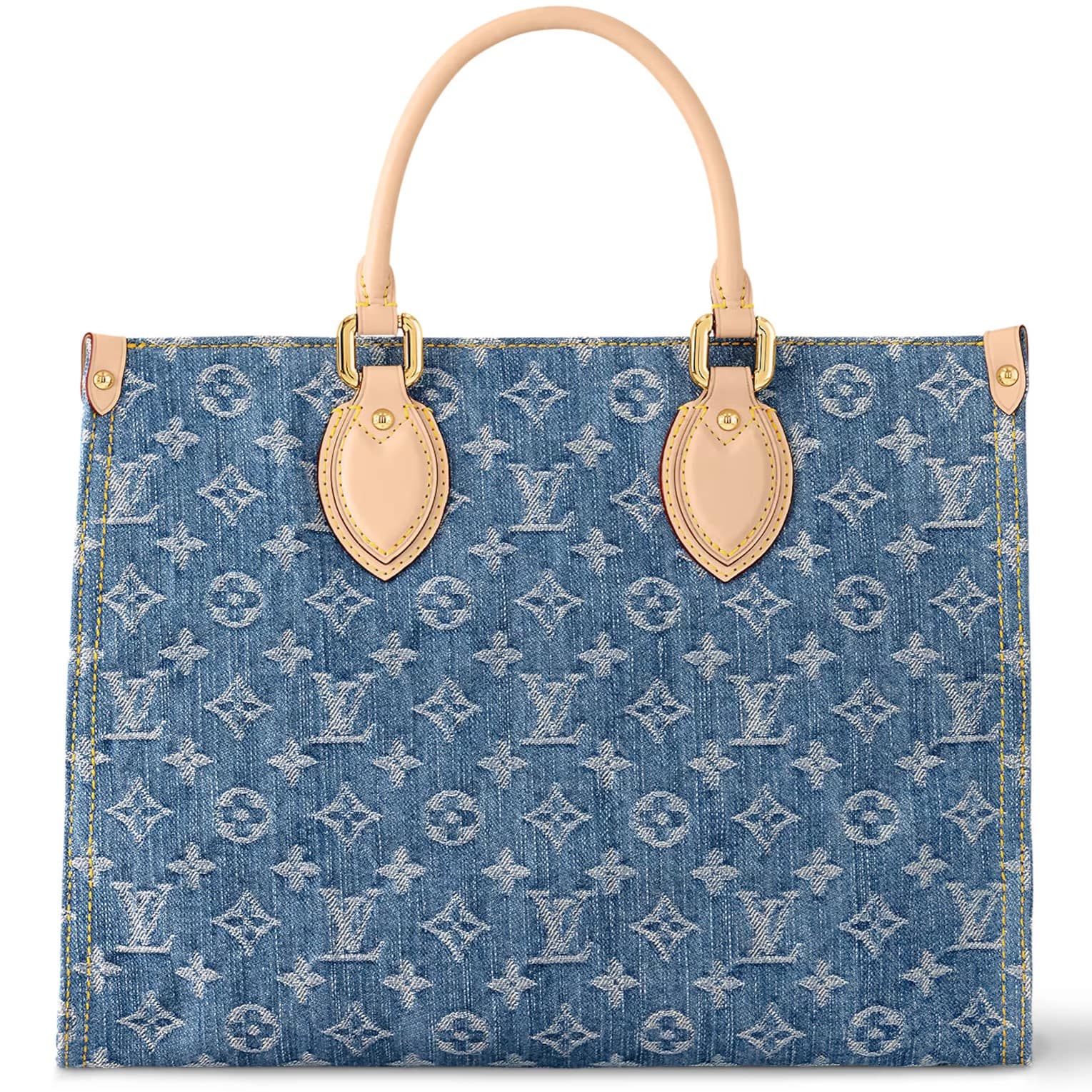 TÚI XÁCH LV NỮ LOUIS VUITTON ONTHEGO MM TOTE BAG MONOGRAM DENIM M46871 2