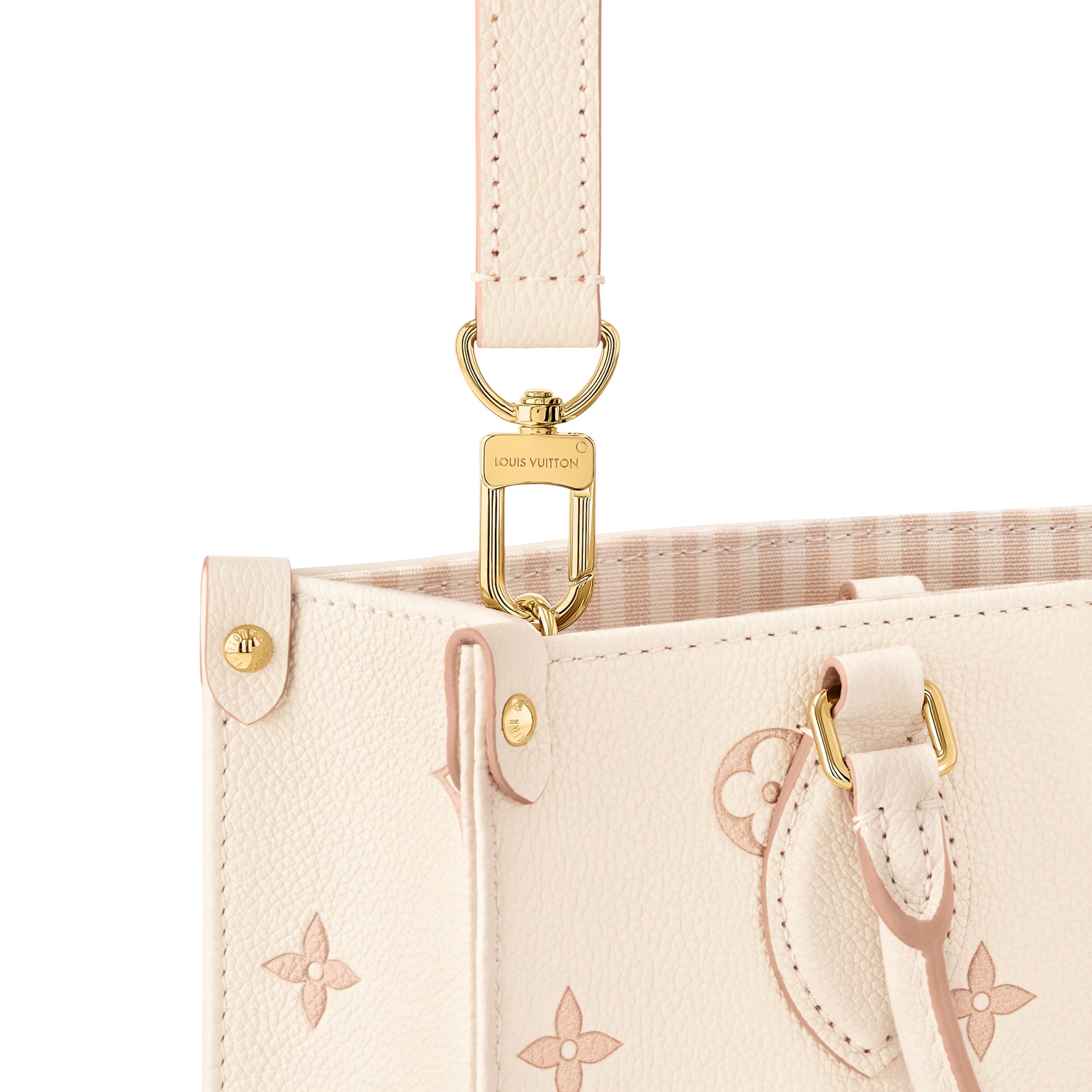 Túi tote Louis Vuitton OnTheGo PM Eden Debossed Grained Cowhide Leather 2