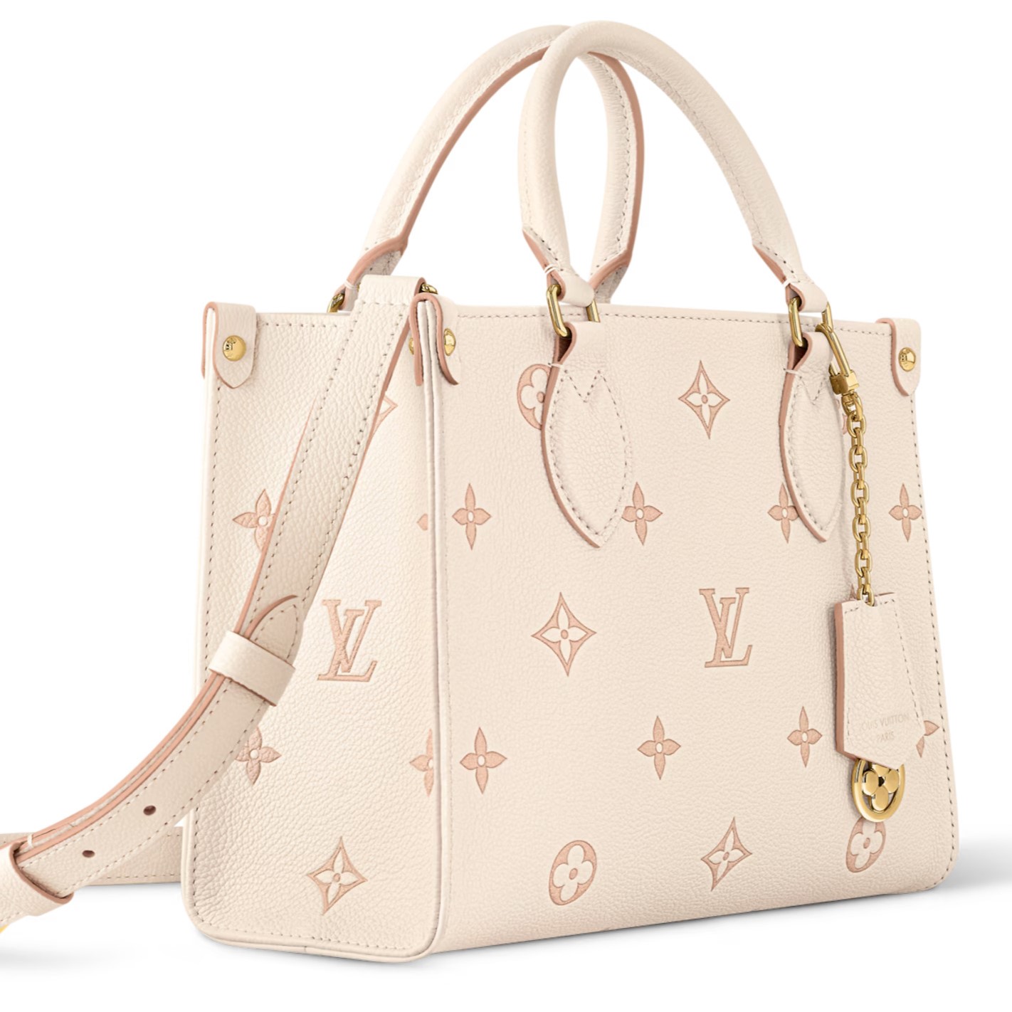 Túi tote Louis Vuitton OnTheGo PM Eden Debossed Grained Cowhide Leather 3