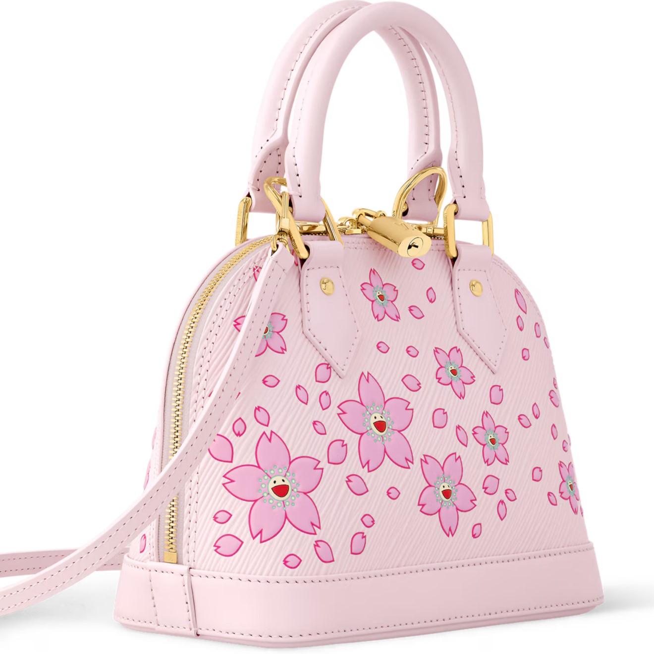 Túi xách LV hến Louis Vuitton LV x TM Alma BB Pink Cherry Blossom Motifs 7