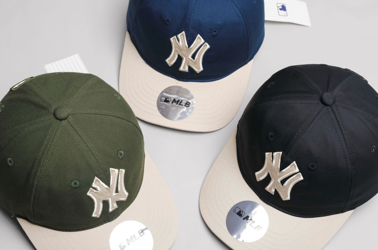 MŨ UNISEX MLB COLOR MATCHING N-COVER BALL CAP NEW YORK YANKEES 8