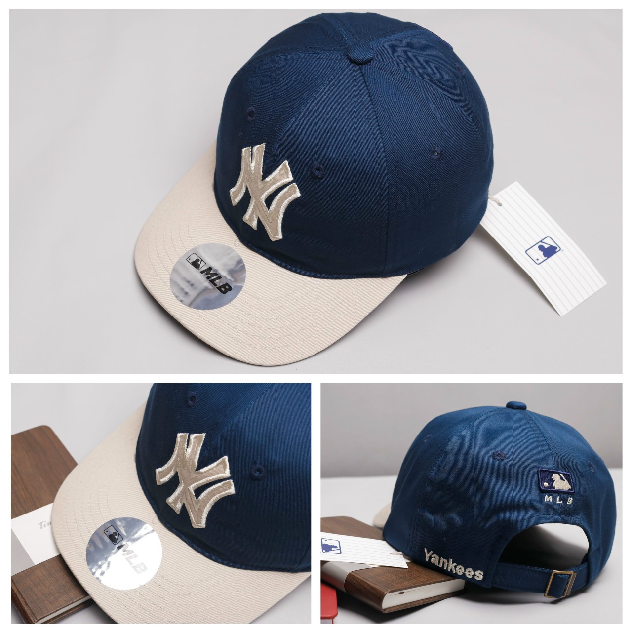 MŨ UNISEX MLB COLOR MATCHING N-COVER BALL CAP NEW YORK YANKEES 10