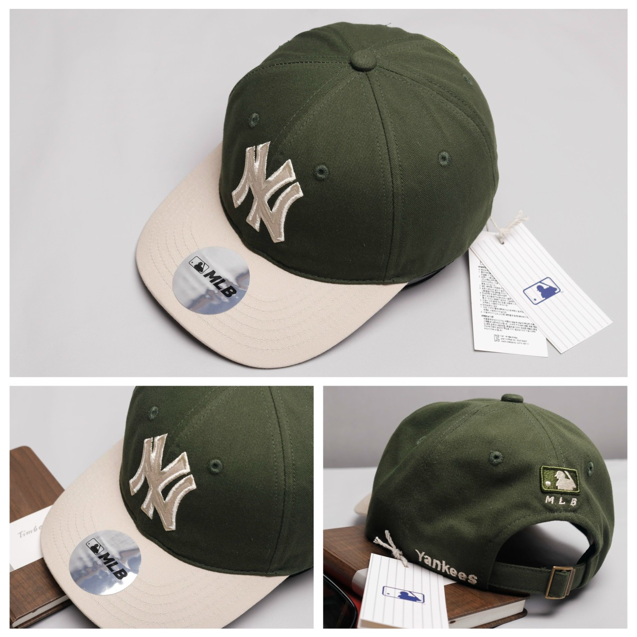 MŨ UNISEX MLB COLOR MATCHING N-COVER BALL CAP NEW YORK YANKEES 11