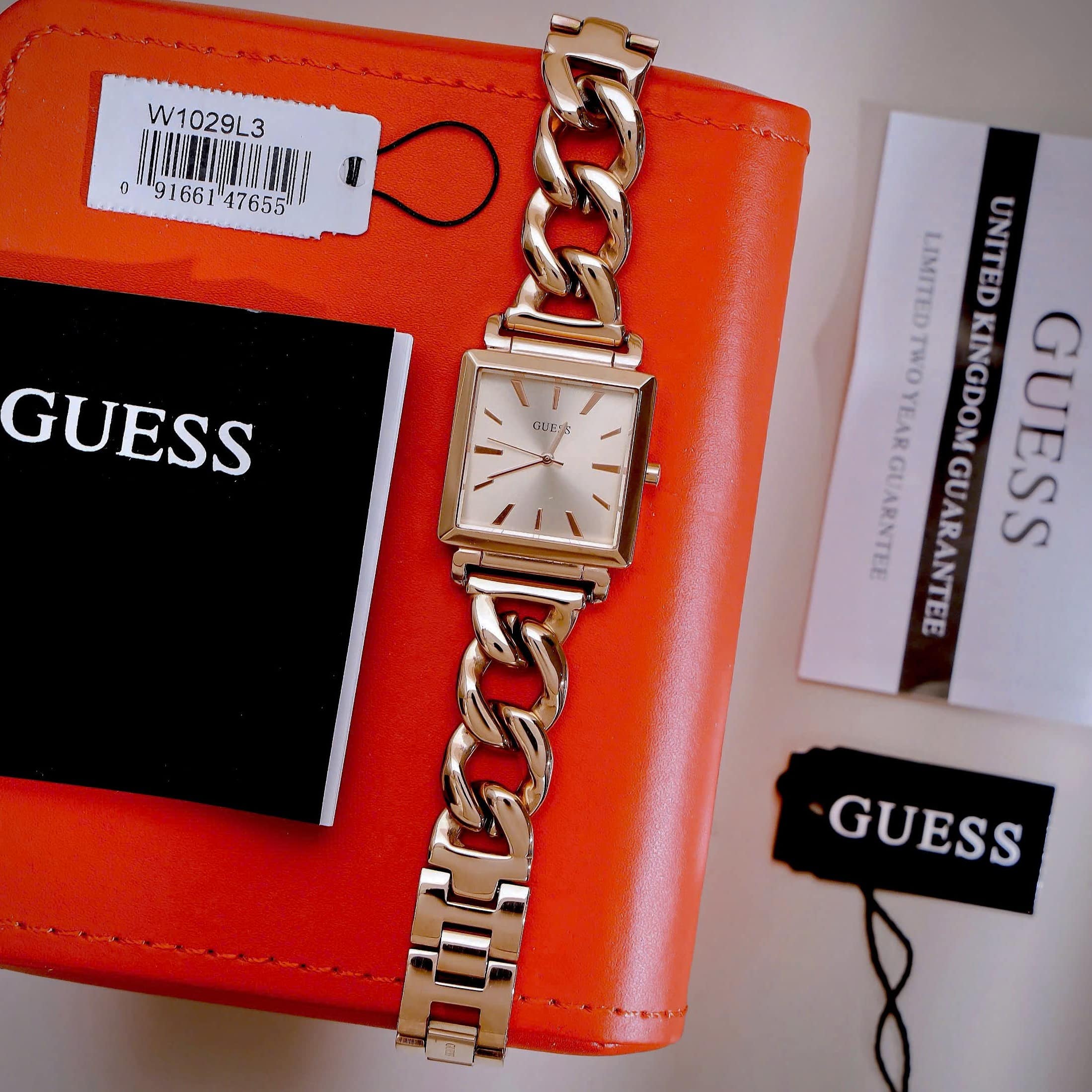Đồng hồ đeo tay Guess Vanity Rose Gold Dial Rose Gold Steel Strap Watch for Women W1029L3 4