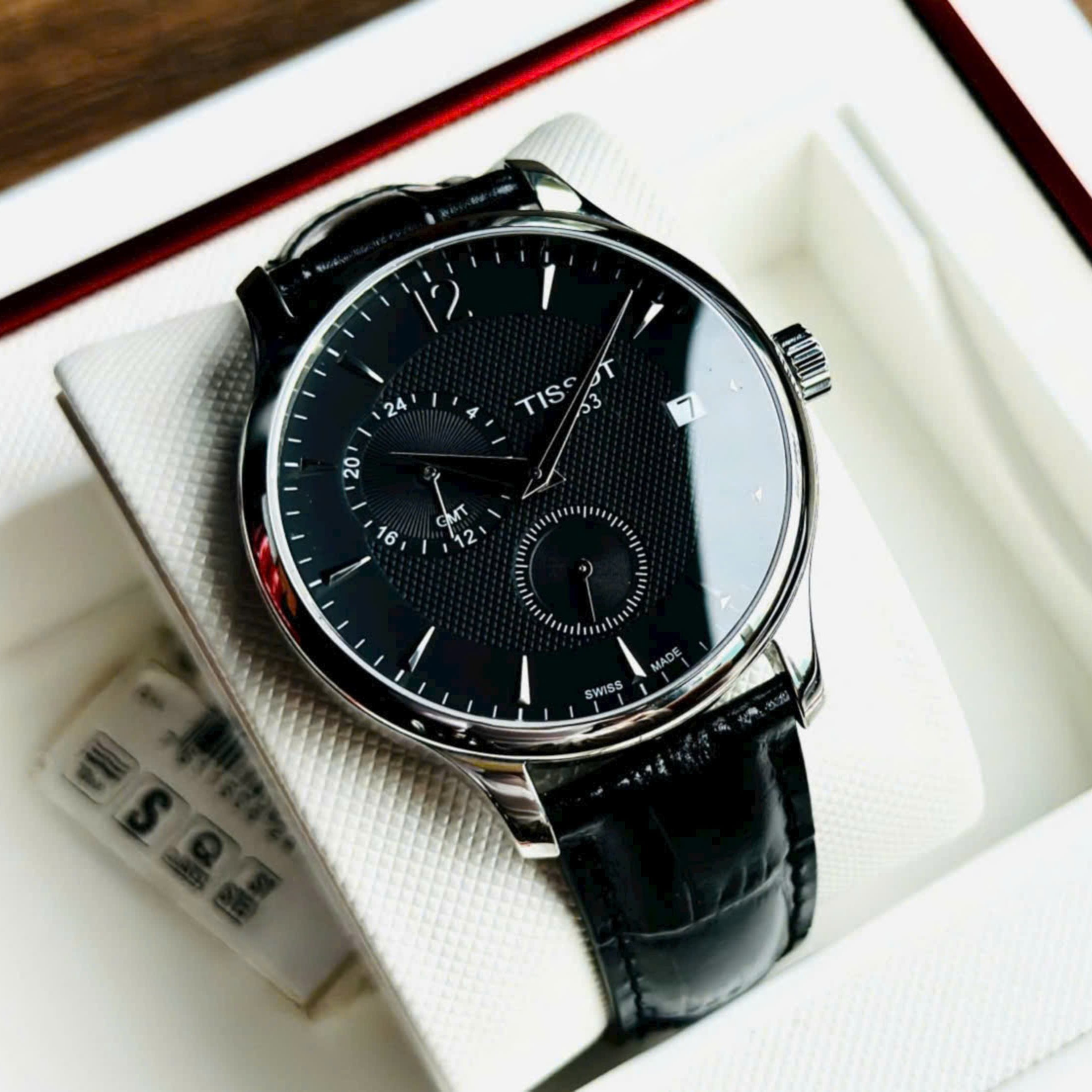 Đồng hồ đeo tay Nam Tissot Tradition Gmt Mens Wristwatch 1823 T063.639.16.057.00 5