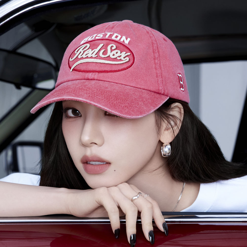 Nón kết MLB Varsity Vintage Culsive Stitch Unstructured Ball Cap Boston Red Sox Red 3ACPV165N-43RDD 2