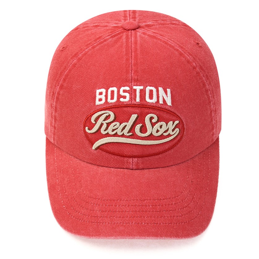 Nón kết MLB Varsity Vintage Culsive Stitch Unstructured Ball Cap Boston Red Sox Red 3ACPV165N-43RDD 3