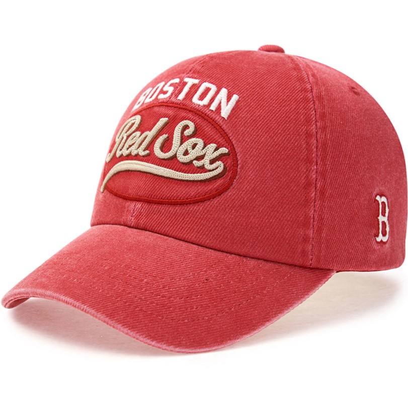 Nón kết MLB Varsity Vintage Culsive Stitch Unstructured Ball Cap Boston Red Sox Red 3ACPV165N-43RDD 4