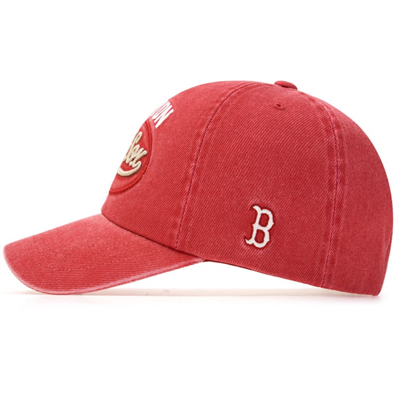 Nón kết MLB Varsity Vintage Culsive Stitch Unstructured Ball Cap Boston Red Sox Red 3ACPV165N-43RDD 11
