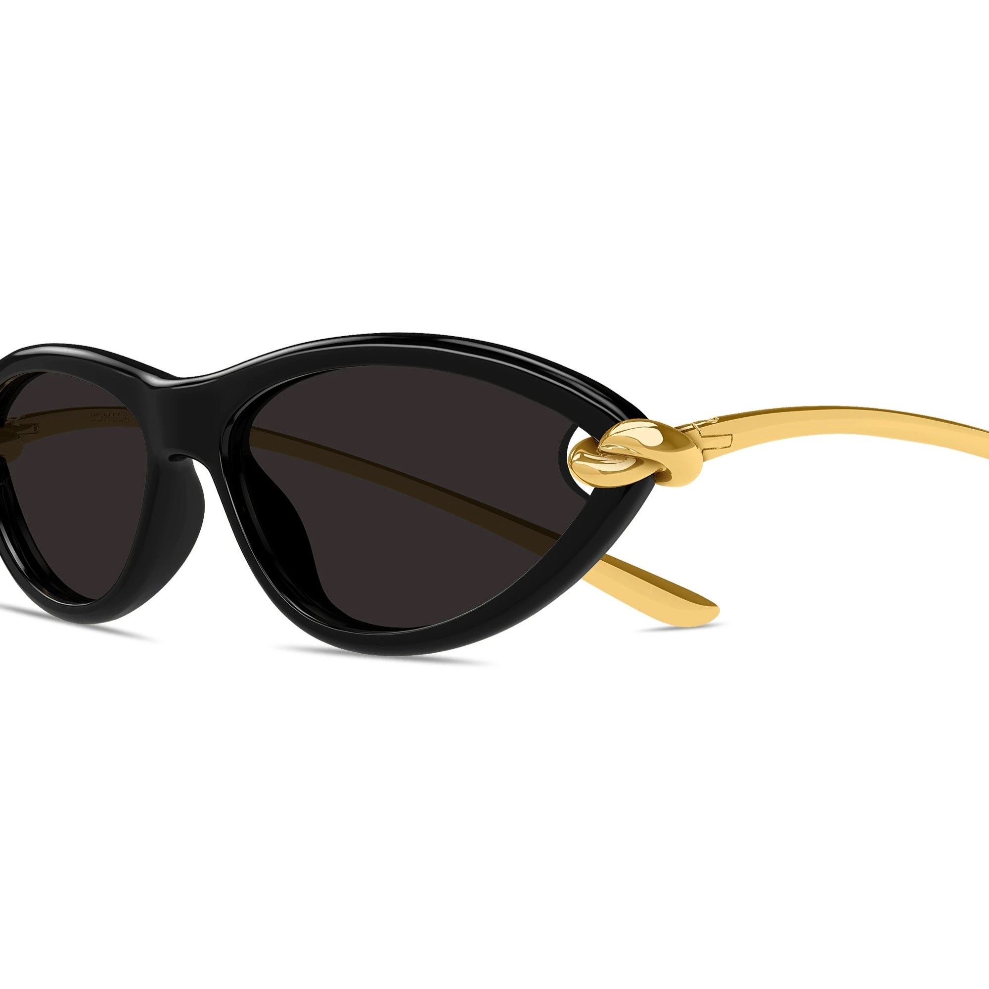 Mắt kính Bottega Veneta Retro Narrow Cat Eye Sunglasses BV1390S 001 1