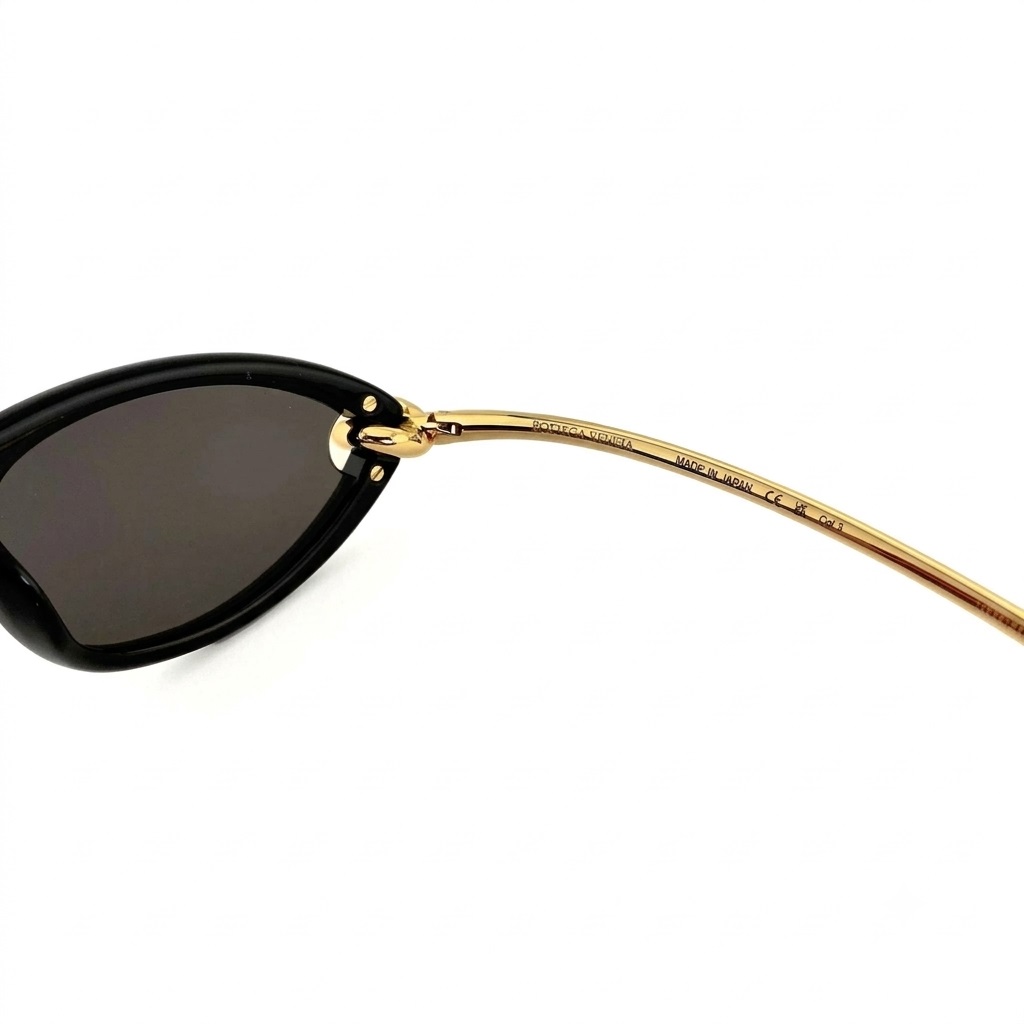 Mắt kính Bottega Veneta Retro Narrow Cat Eye Sunglasses BV1390S 001 7