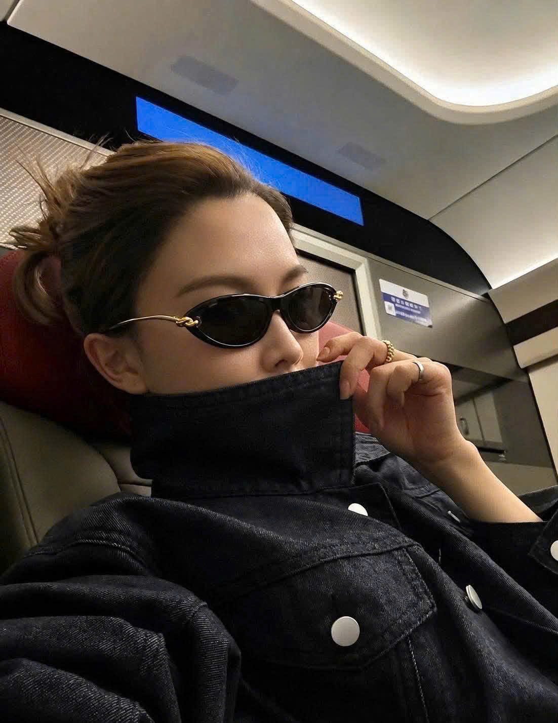 Mắt kính Bottega Veneta Retro Narrow Cat Eye Sunglasses BV1390S 001 9