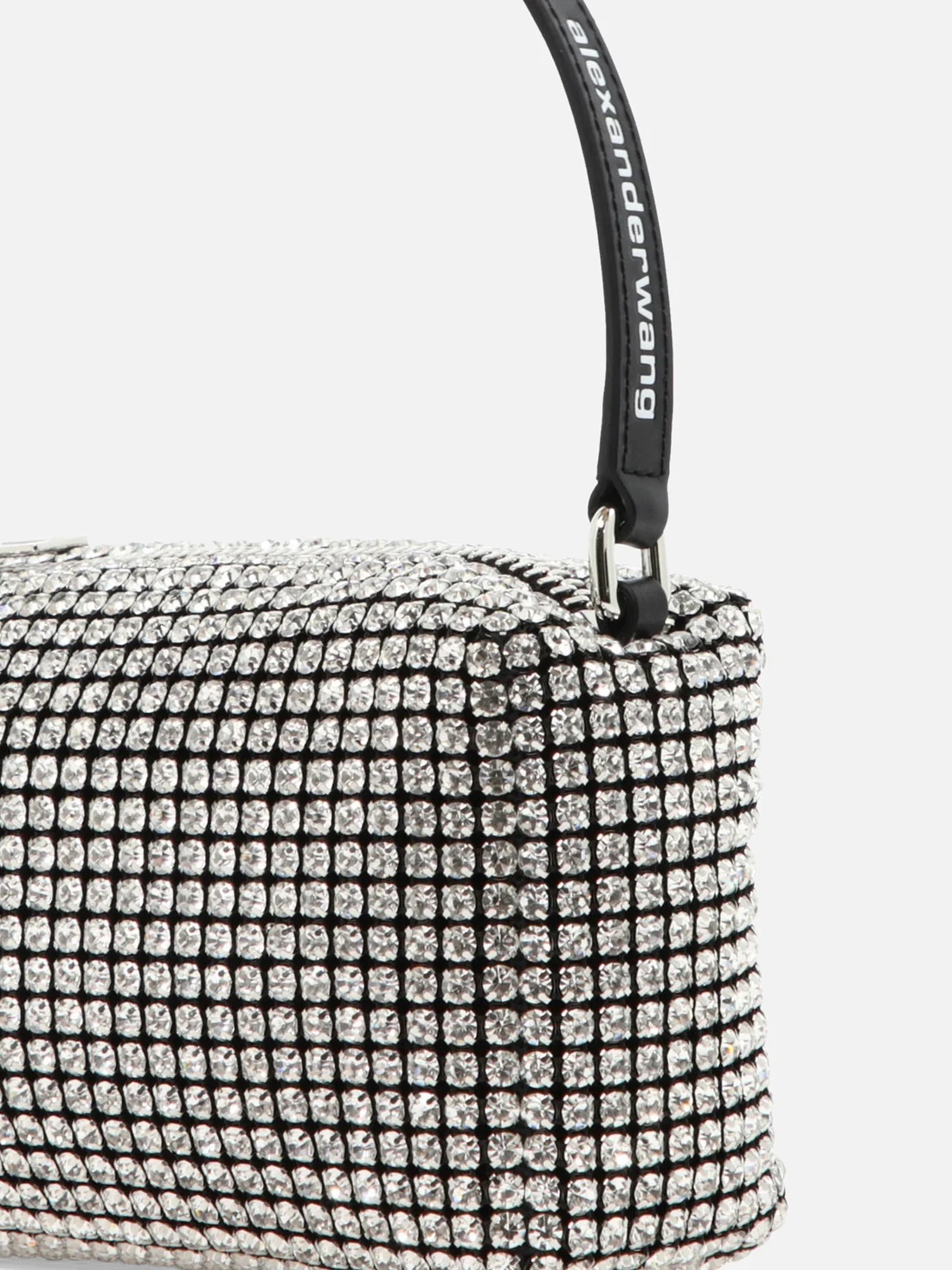 Túi đeo chéo nữ Alexander Wang Heiress Pouch In Crystal Mesh 1