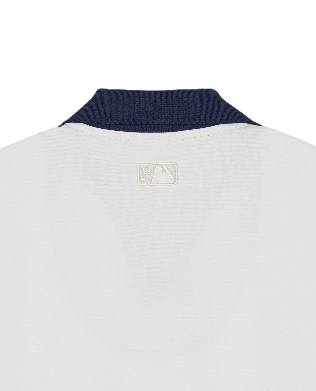 Áo đầm polo MLB Varsity Lettering Pique Dress NY New York Yankees Ivory 3FOPV0143-50IVS 8