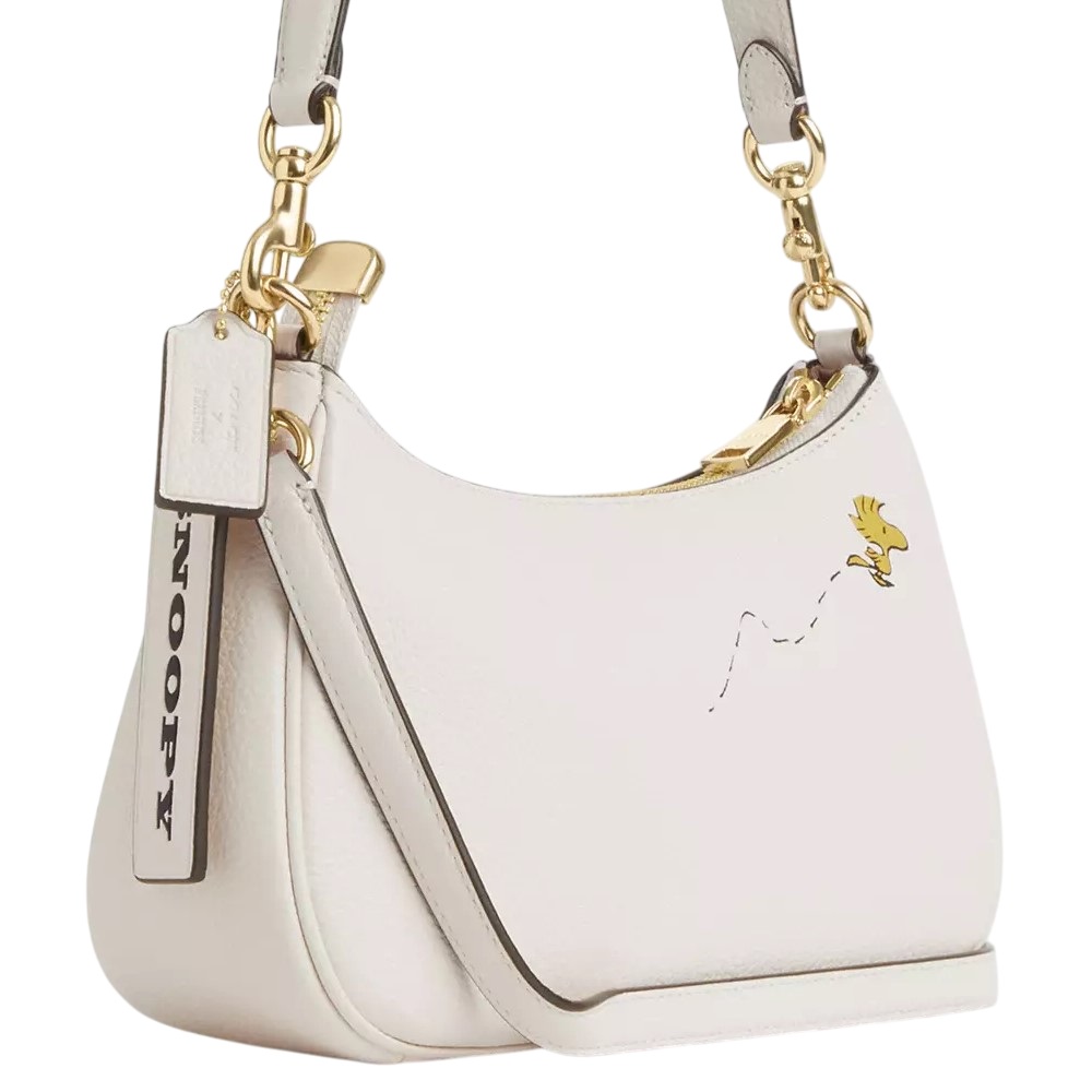 Túi đeo chéo Coach X Peanuts Teri Shoulder Bag With Snoopy Chalk Multi CBJ76 2