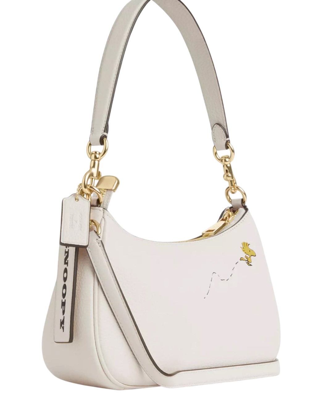 Túi đeo chéo Coach X Peanuts Teri Shoulder Bag With Snoopy Chalk Multi CBJ76 8