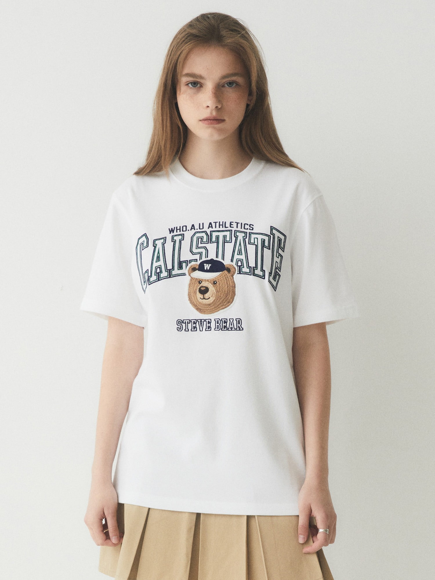 Áo Thun unisex WHOAU Steve Campus Patch WHRPE2492U 14