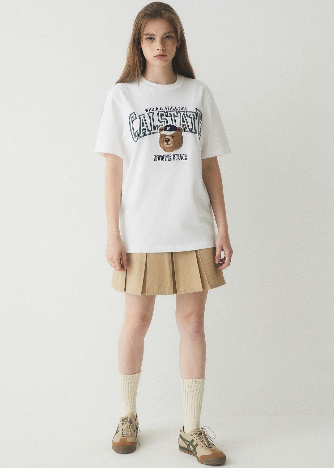 Áo Thun unisex WHOAU Steve Campus Patch WHRPE2492U 6