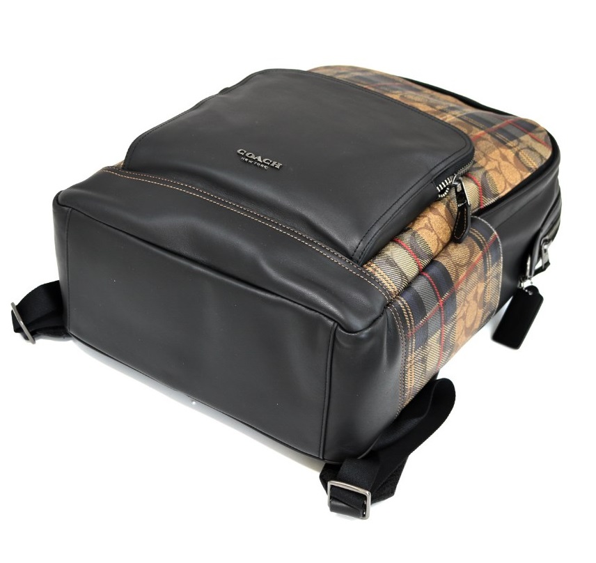 BALO NAM SIZE TO COACH GRAHAM BACKPACK IN SIGNATURE CANVAS WITH PLAID PRINT 4