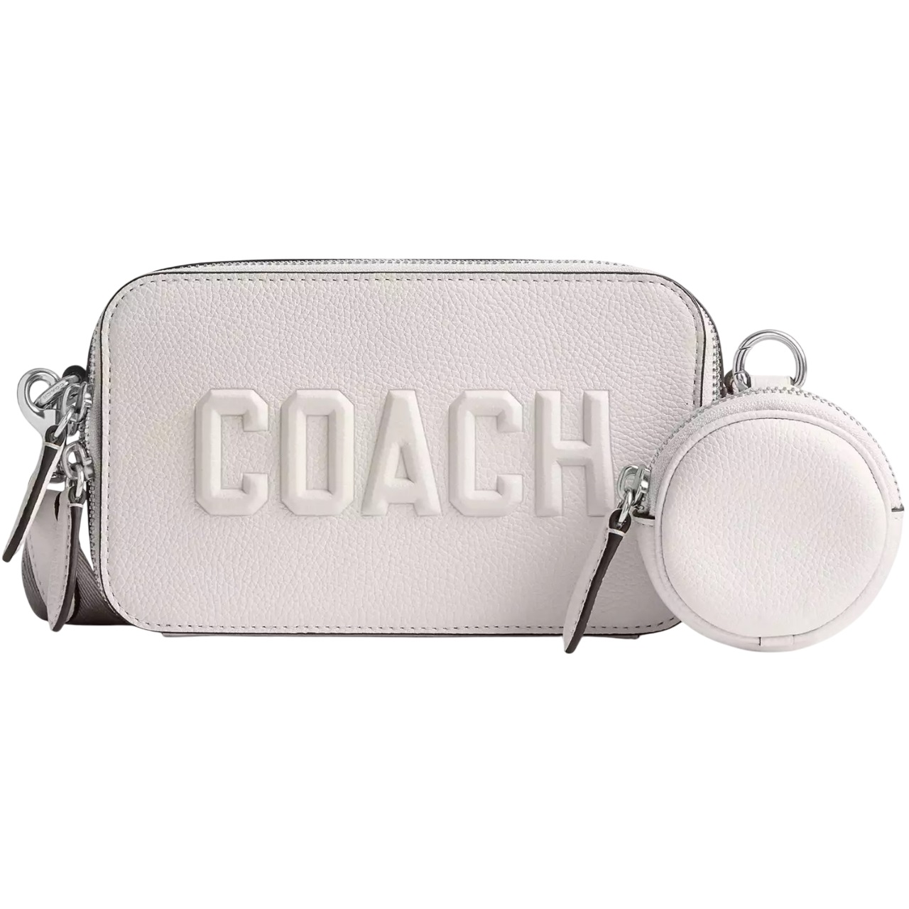 Túi đeo chéo Coach Nam Charter Slim Crossbody With Coach Graphic Chalk CW540 3