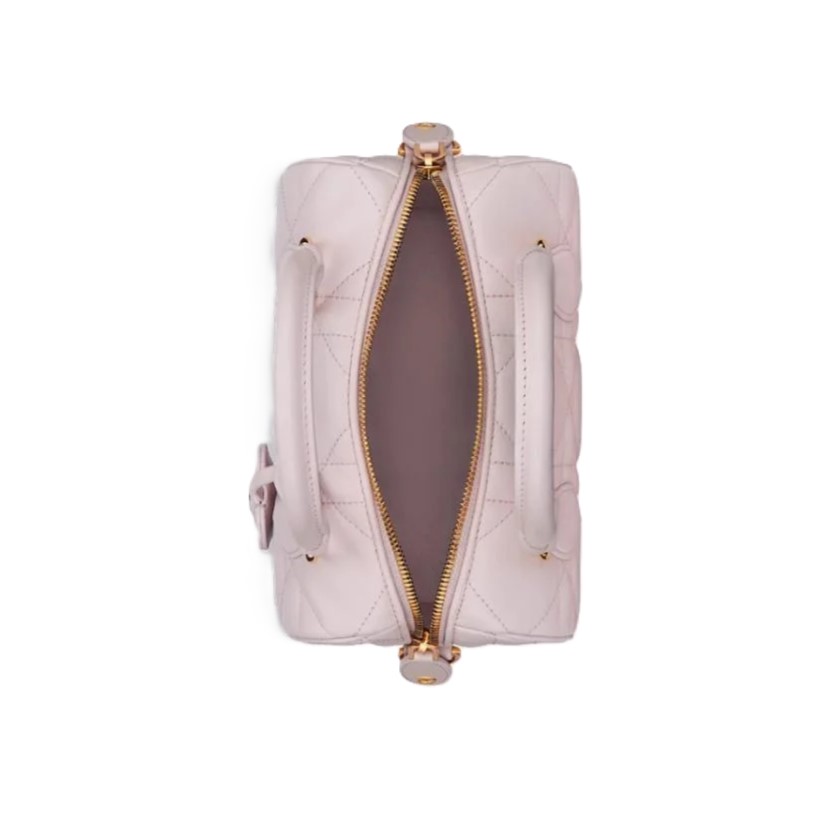 Túi xách Dior Groove 20 Bag Pale Pink Macrocannage Calfskin 1