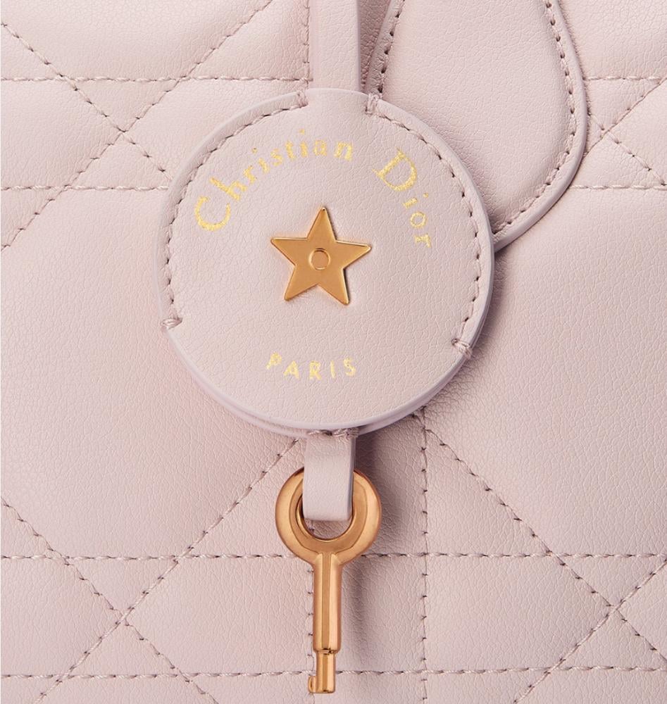 Túi xách Dior Groove 20 Bag Pale Pink Macrocannage Calfskin 3