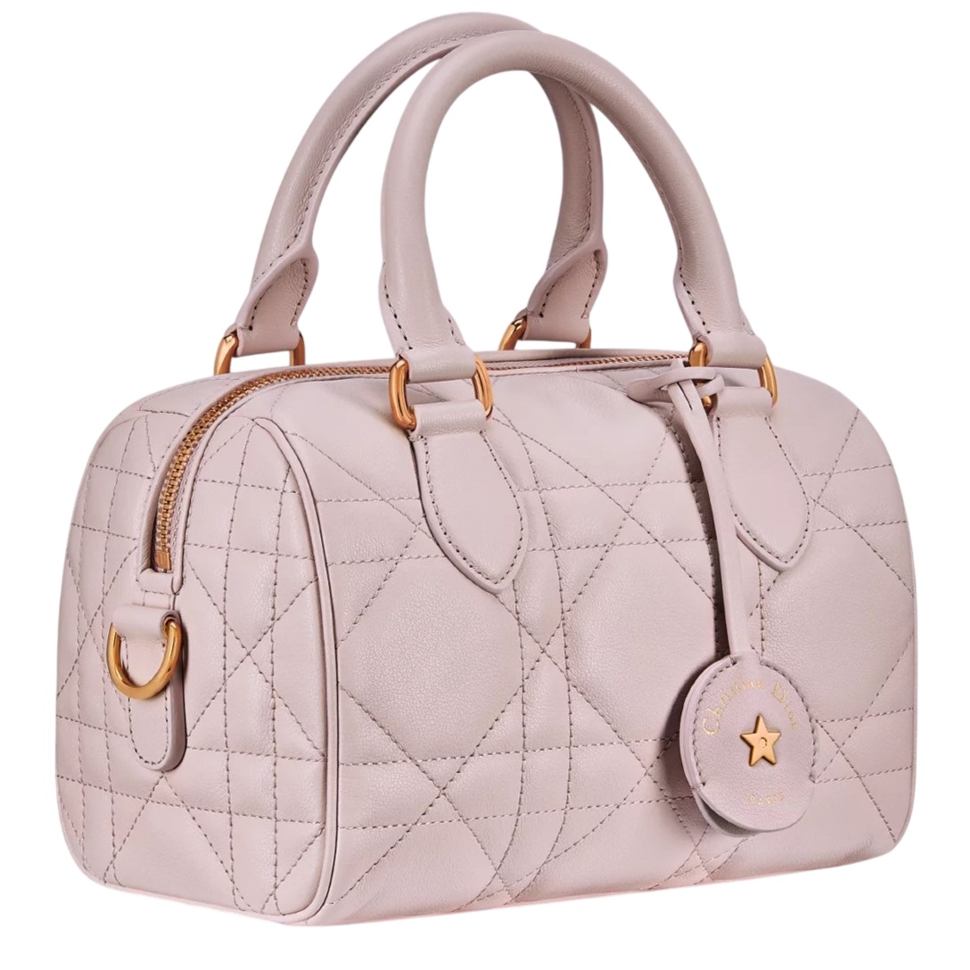 Túi xách Dior Groove 20 Bag Pale Pink Macrocannage Calfskin 4
