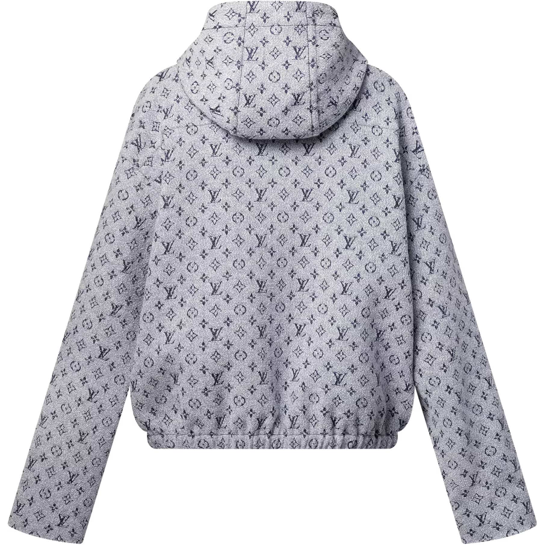 Áo khoác unisex Louis Vuitton Monogram Boucle Hoodie 6