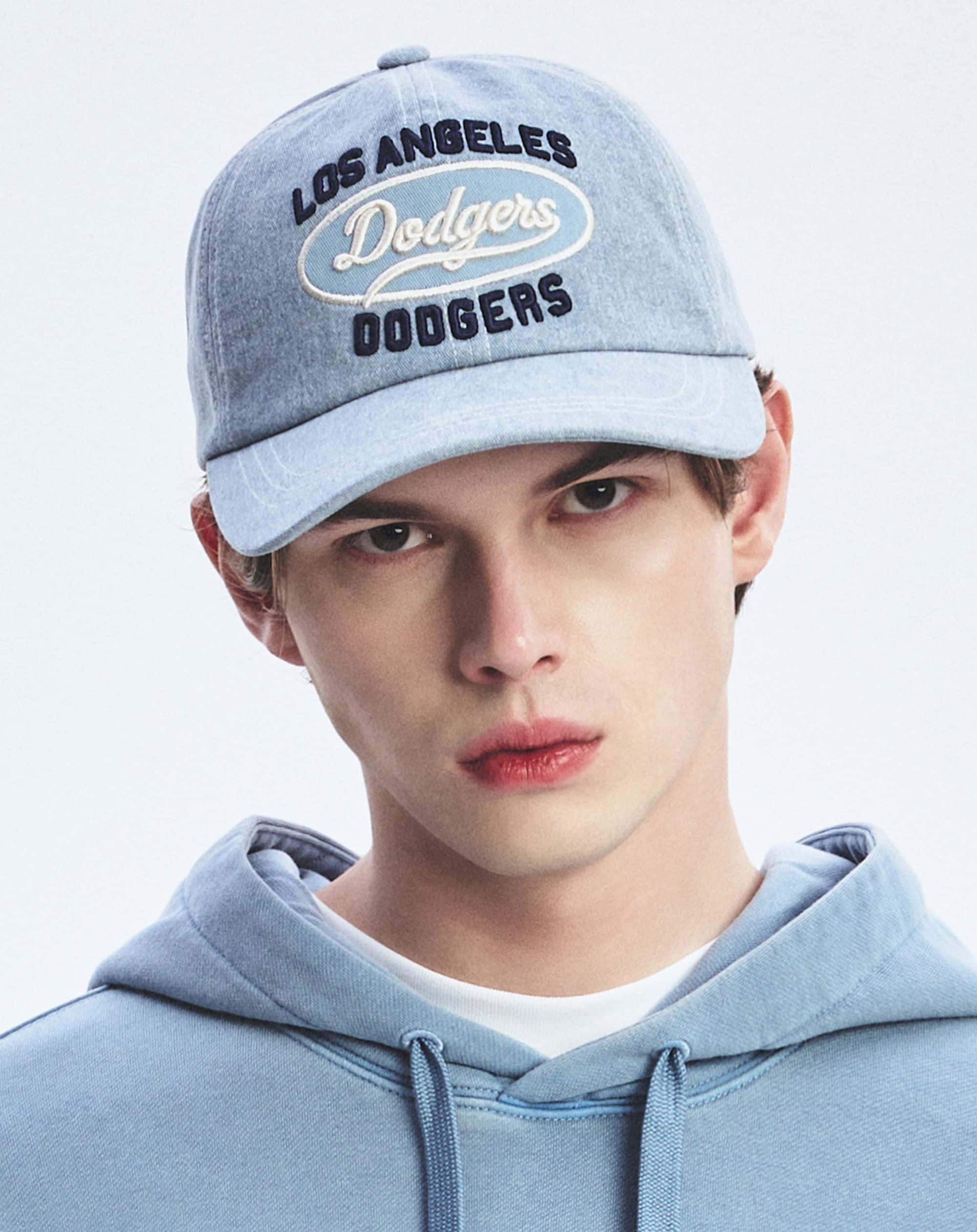 Nón kết MLB Varsity Vintage Oval Stitch Cursive Unstructured Ball Cap Los Angeles Dodgers 3ACPV055N-07INL 11