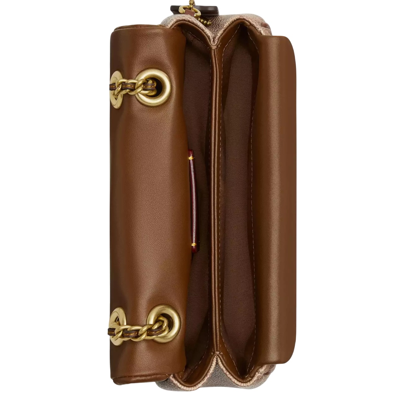 Túi đeo chéo Coach Tabby Shoulder Bag 20 In Signature Canvas With Quilting Brass Tan Brown CY816 6