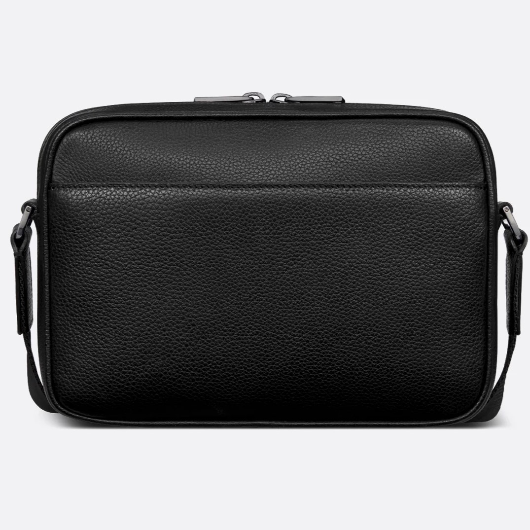 Túi đeo chéo Dior Nam Rider 2.0 Zipped Messenger Bag Beige and Black Dior Oblique Jacquard 3