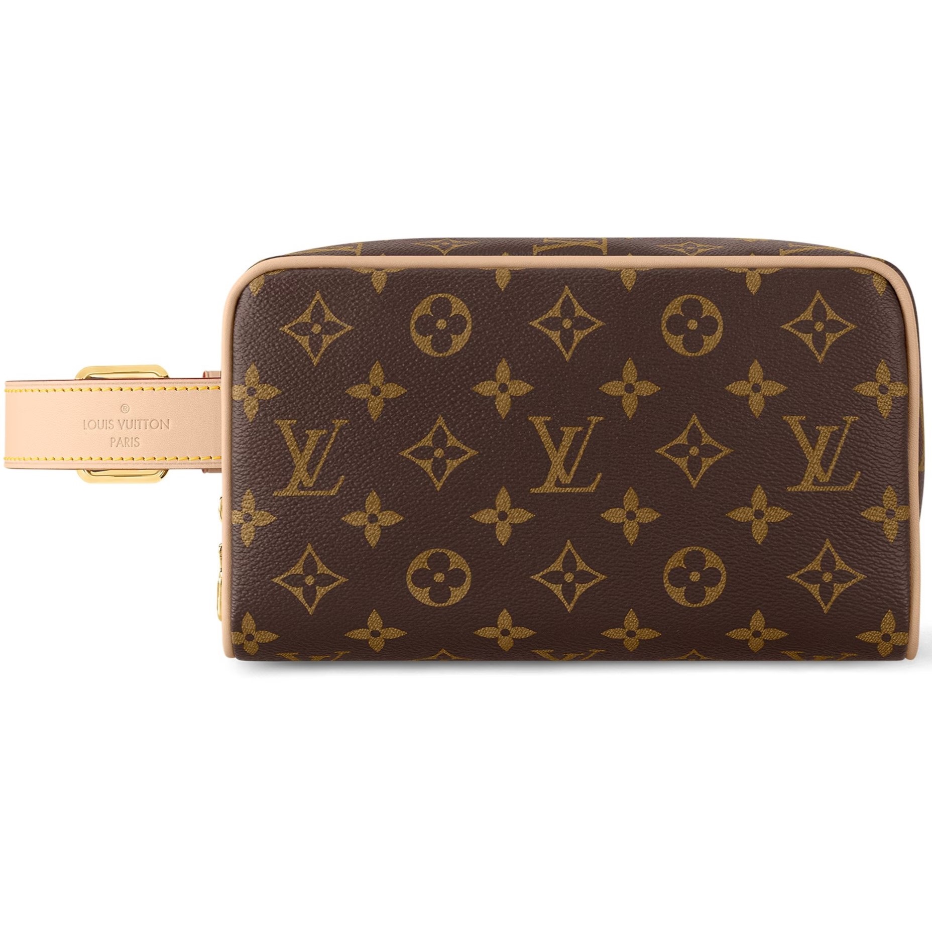 Túi xách nâu Louis Vuitton Trousse Toilette Locker Dopp Kit Monogram Canvas 3
