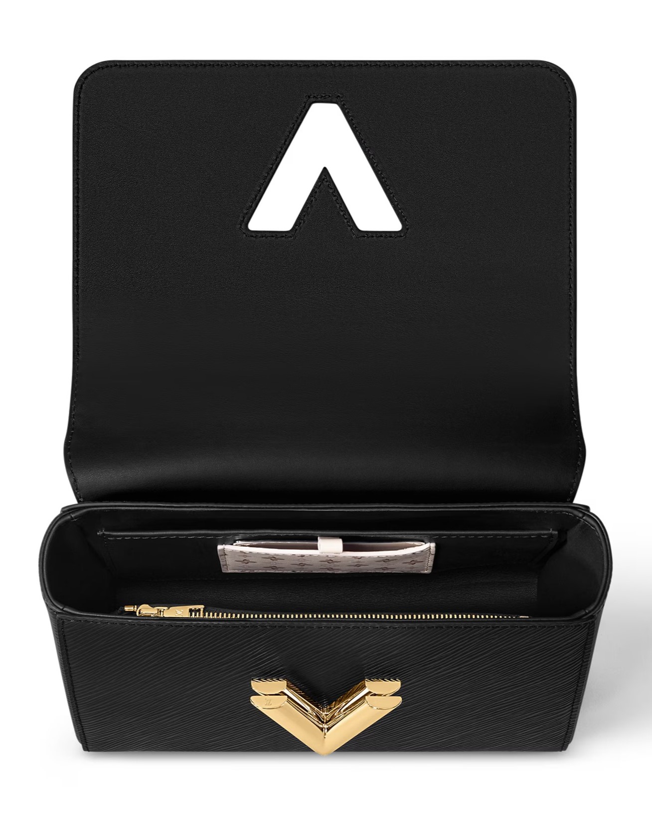 Túi đeo chéo đen nữ Louis Vuitton Twist MM Black Noir 1
