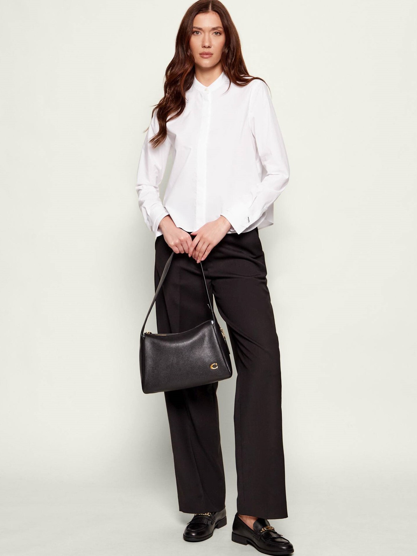 Túi đeo vai Coach nữ Lola Shoulder Bag Black CCC45 18