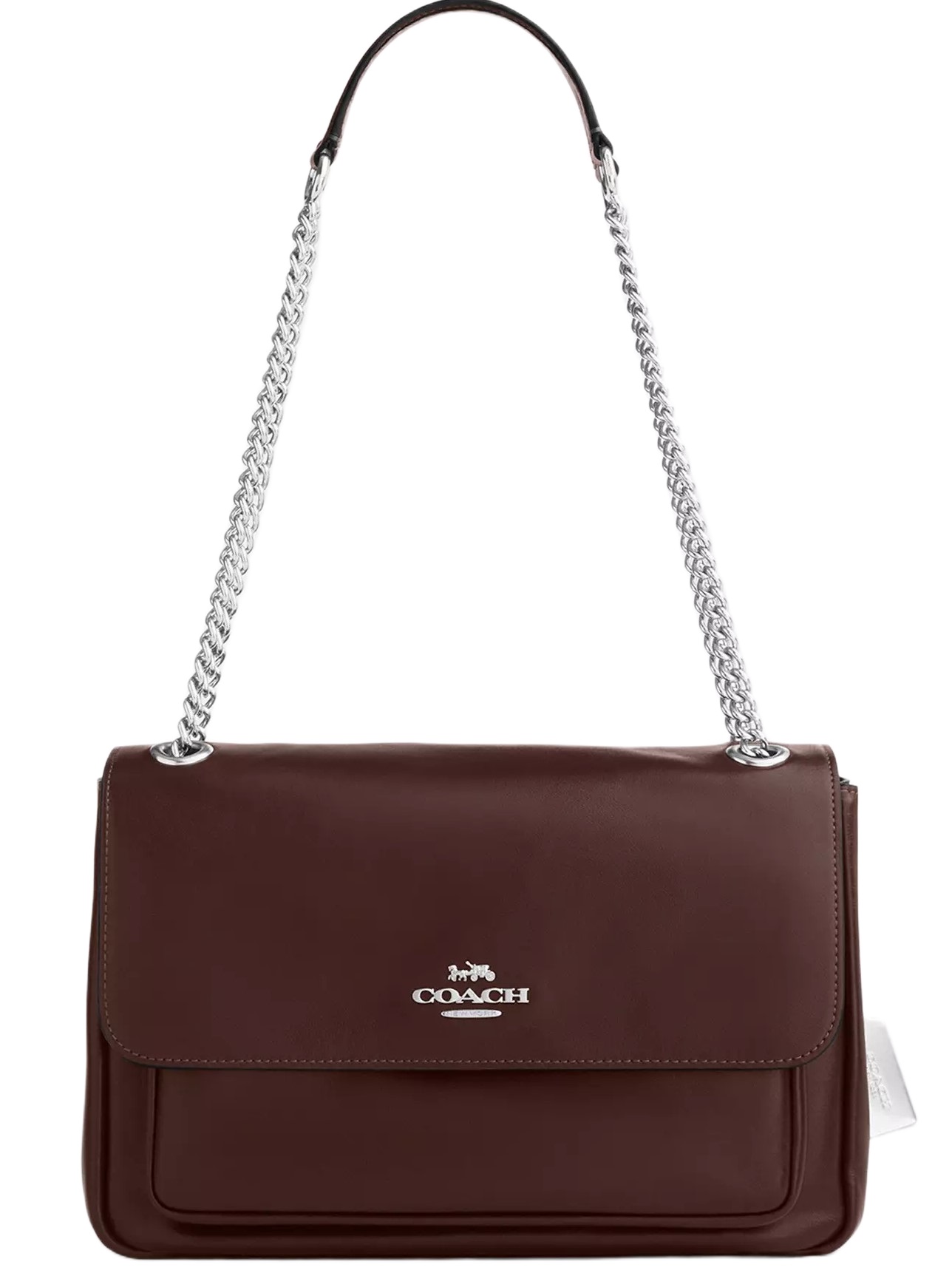Túi đeo chéo đỏ dây bạc Coach Elodie Crossbody Bag Maple CCF09 1