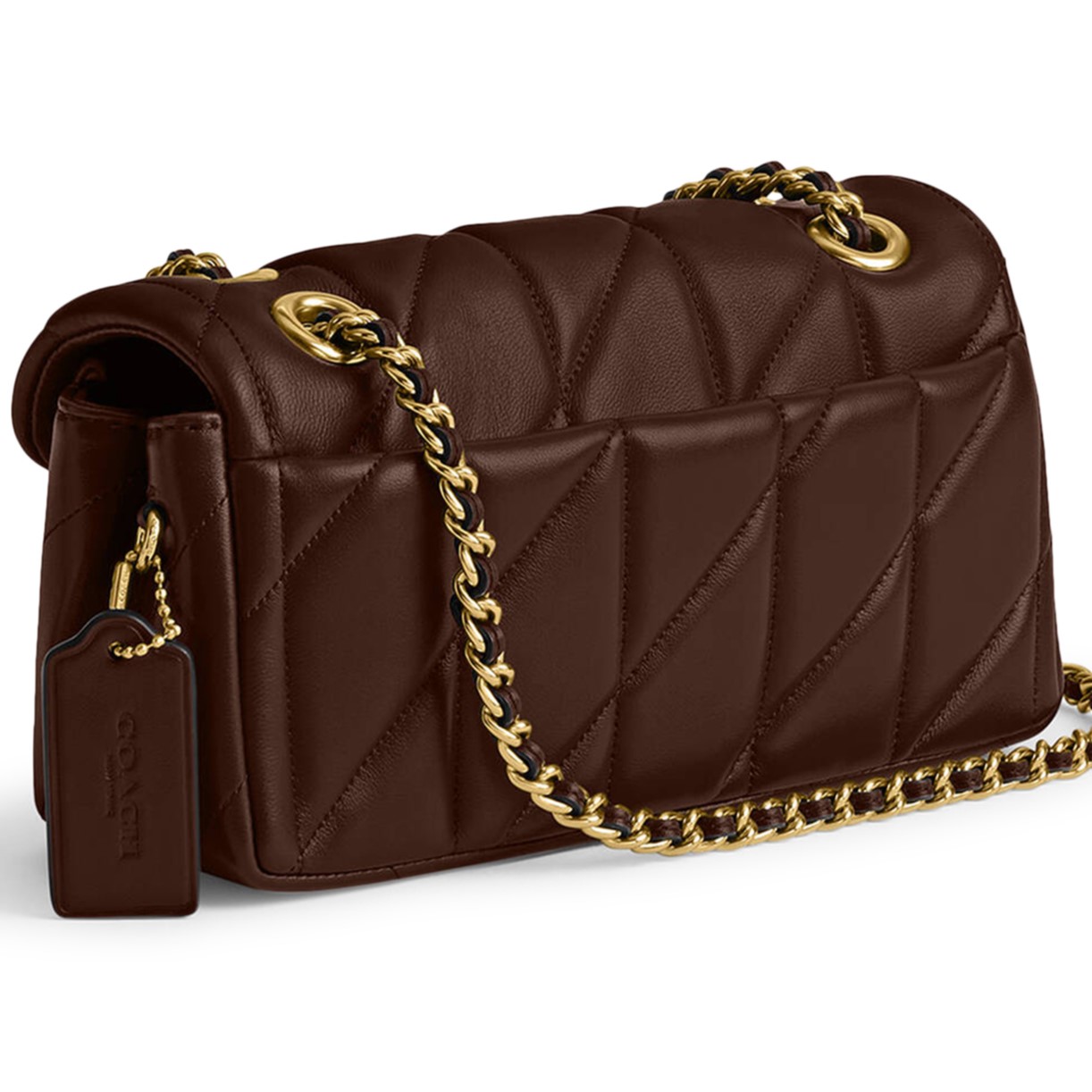 Túi đeo chéo Coach Tabby Shoulder Bag 20 With Pillow Quilting Nappa Leather Maple CP149 1