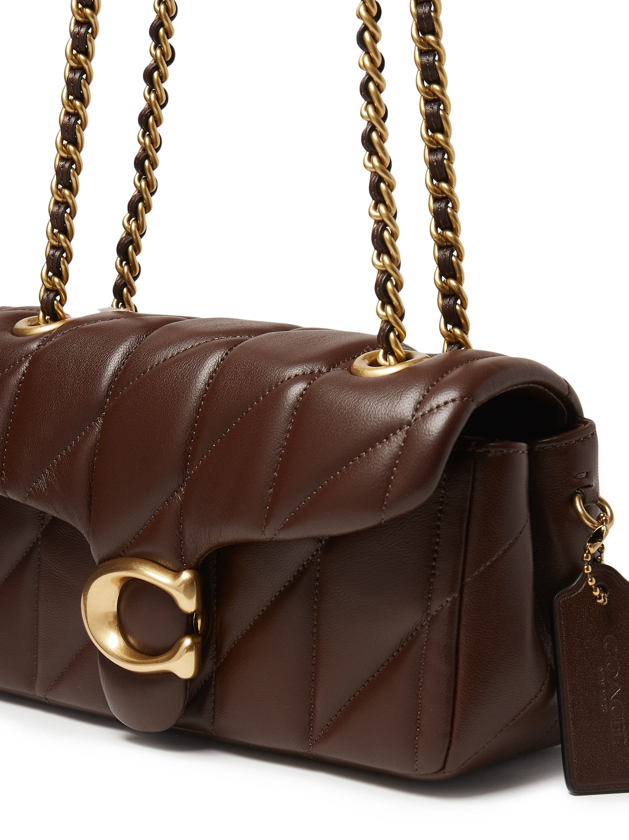 Túi đeo chéo Coach Tabby Shoulder Bag 20 With Pillow Quilting Nappa Leather Maple CP149 5
