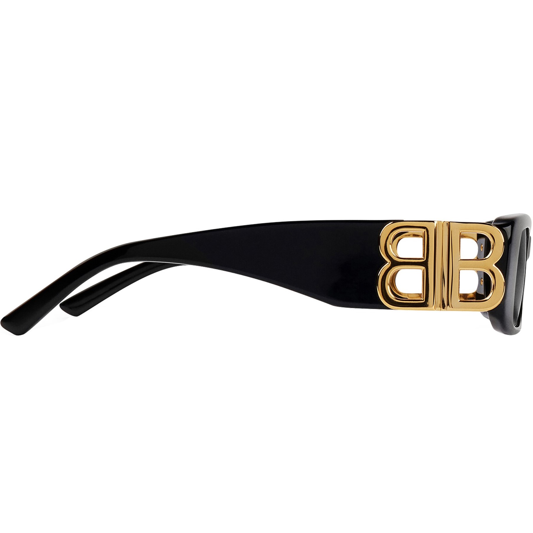 Kính mát đen Balenciaga Dynasty Rectangle Sunglasses In Black Acetate With Black Lenses BB0096S 5