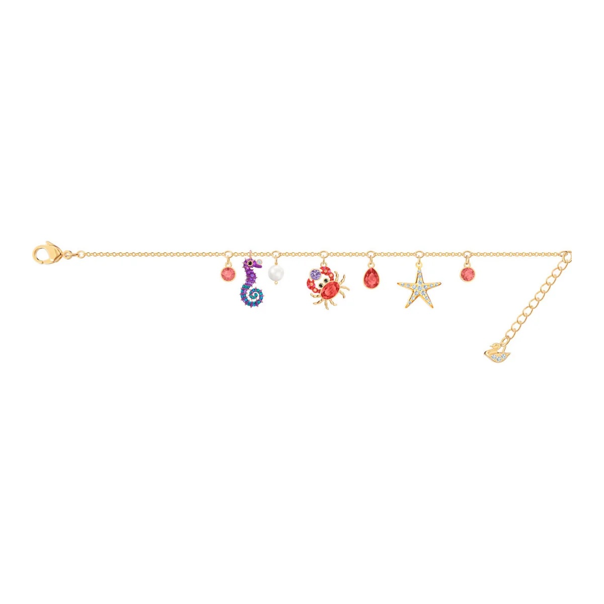 LẮC ĐEO TAY SWAROVSKI OCEAN BRACELET MULTI-COLORED GOLD PLATING 5457760 3