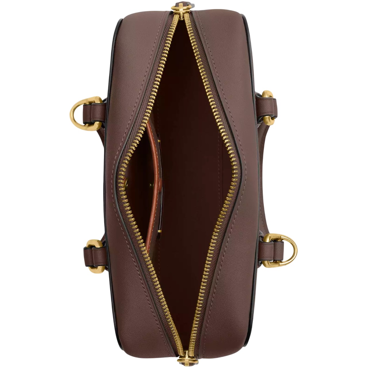 Túi đeo chéo Coach nữ Bowery Satchel 22 Dark Stone CY917 5