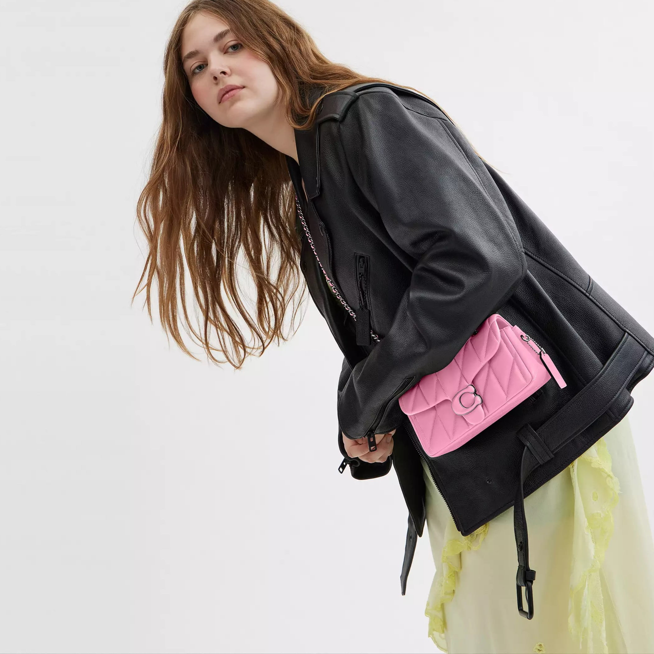 Túi xách Coach nữ Bowery Satchel 22 Dark Stone CY917 10
