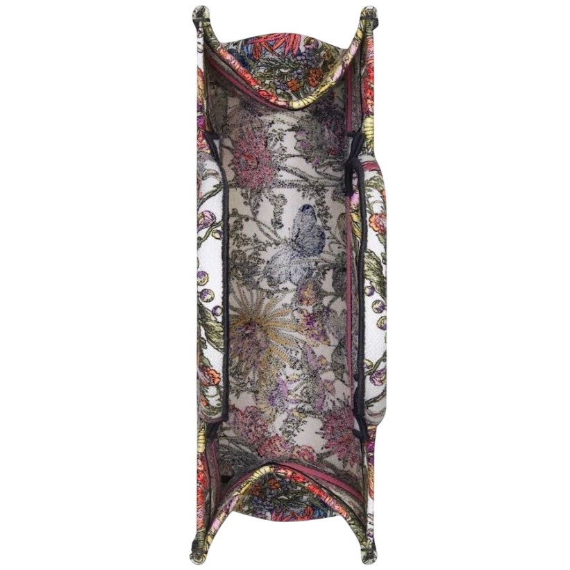 Túi nữ Medium Christian Dior Book Tote Mexico Millefiori Embroidery 3
