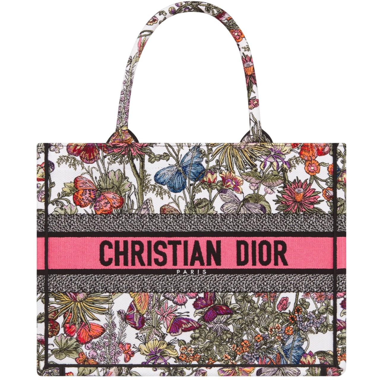 Túi nữ Medium Christian Dior Book Tote Mexico Millefiori Embroidery 5