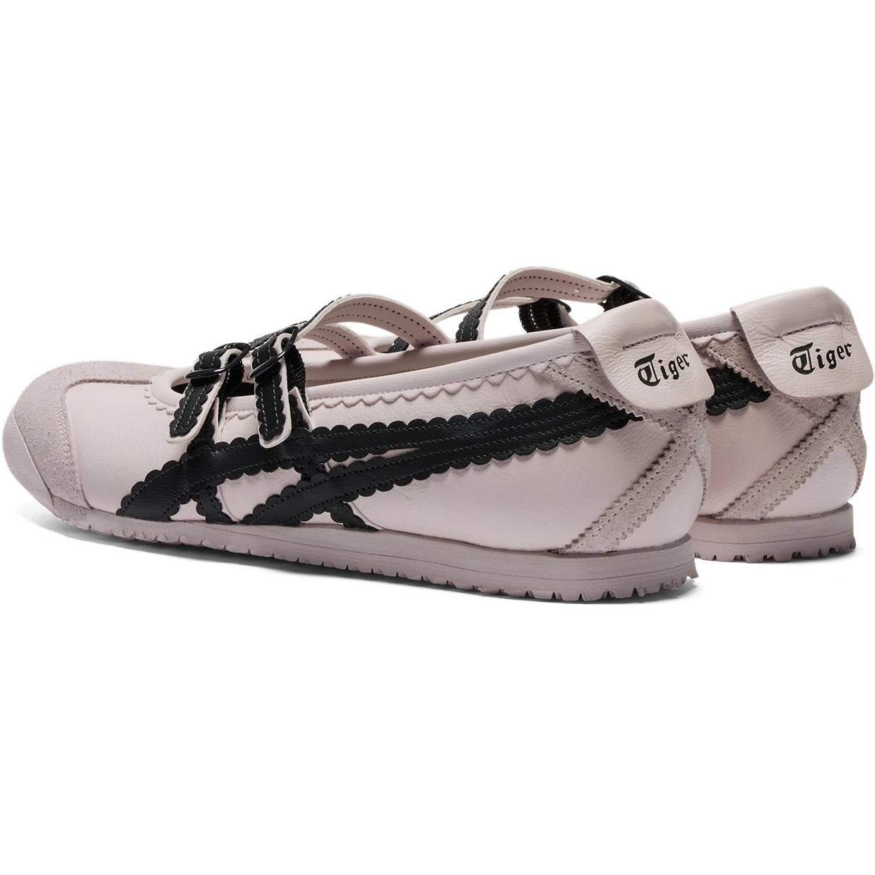 Giày búp bê nữ Onitsuka Tiger Mexico 66 TGRS Women Shoes Crystal Pink Graphite Grey 1182A678-700 1