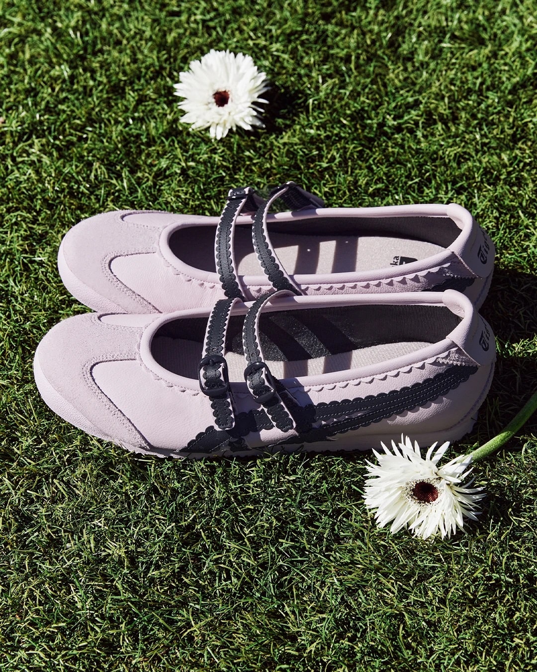 Giày búp bê nữ Onitsuka Tiger Mexico 66 TGRS Women Shoes Crystal Pink Graphite Grey 1182A678-700 2