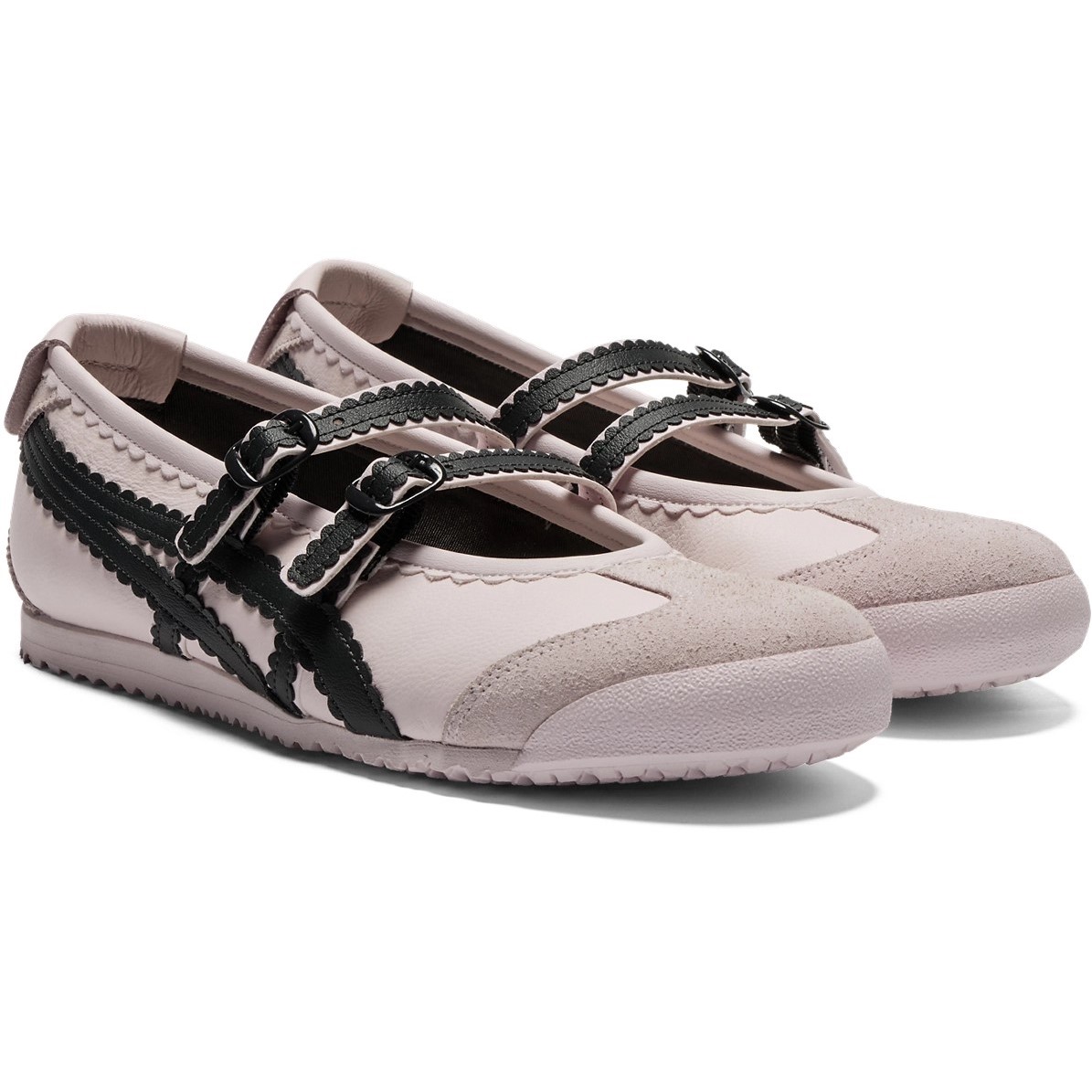 Giày búp bê nữ Onitsuka Tiger Mexico 66 TGRS Women Shoes Crystal Pink Graphite Grey 1182A678-700 4
