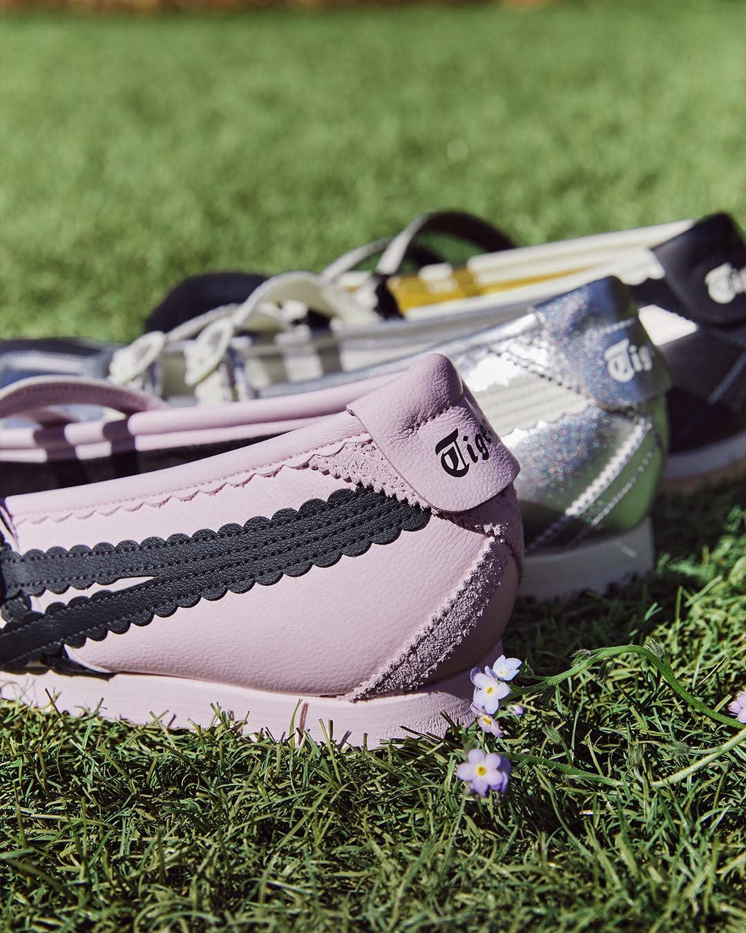 Giày búp bê nữ Onitsuka Tiger Mexico 66 TGRS Women Shoes Crystal Pink Graphite Grey 1182A678-700 8