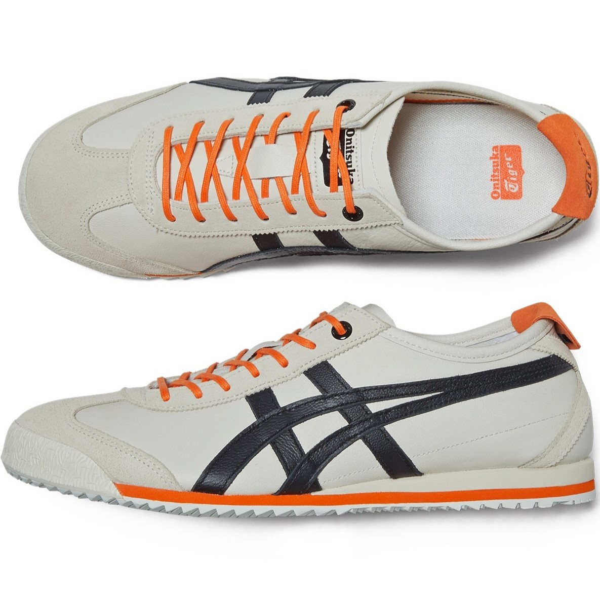 Giày Unisex Onitsuka Tiger Mexico 66 SD Cream Black 1183B301-100 5