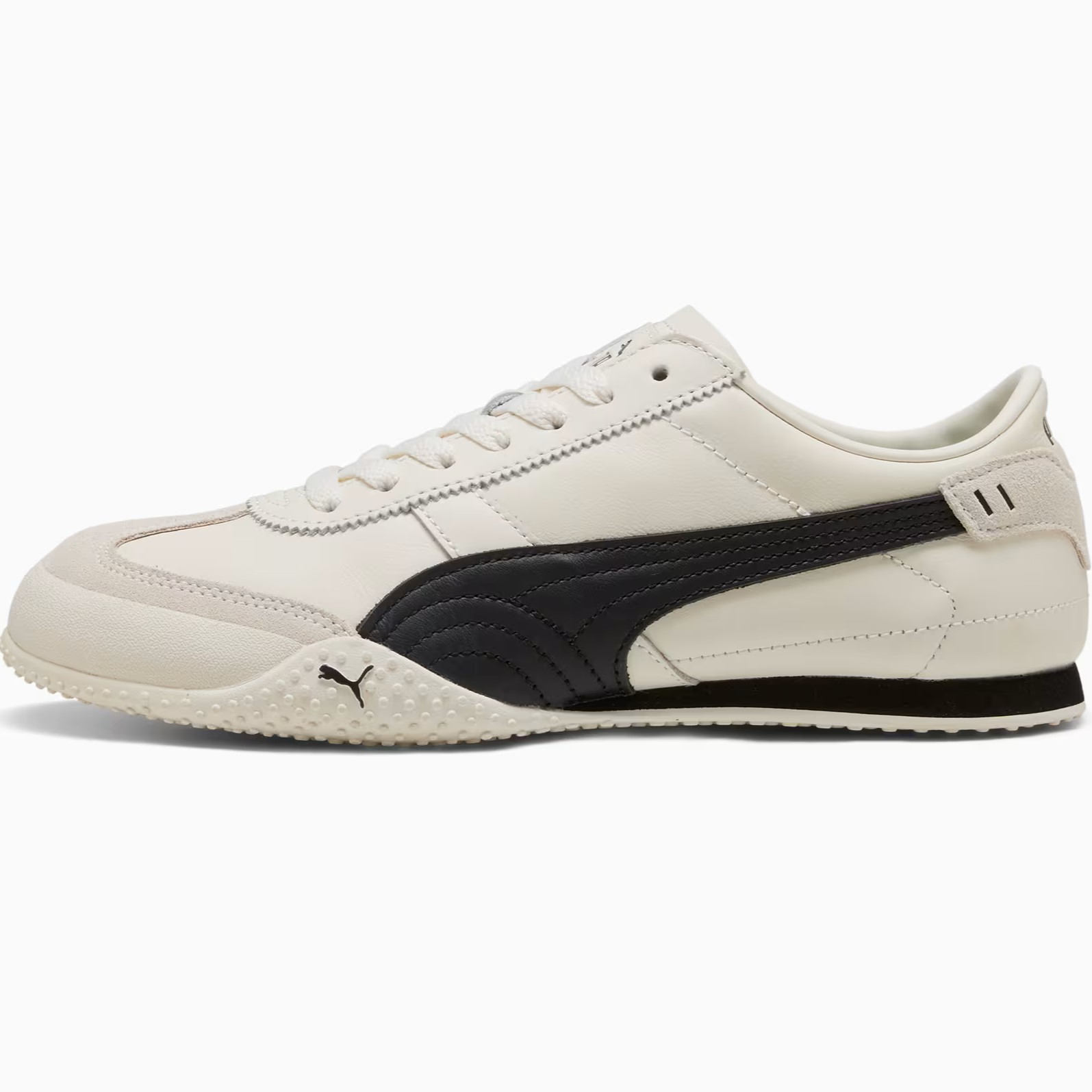 Giày thể thao Puma Bella Leather Sneakers Warm White Black 405256-01 9