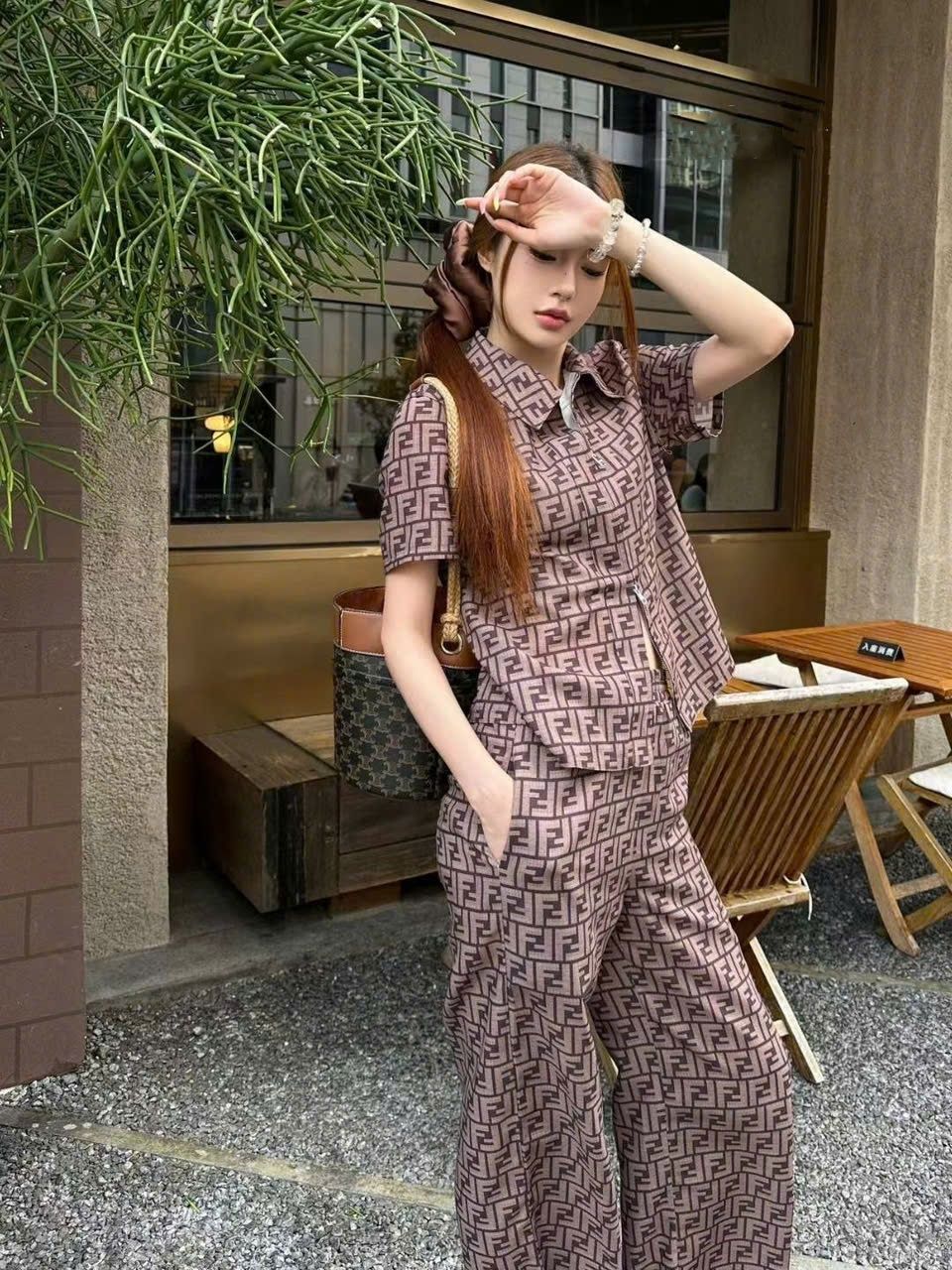 Combo bộ áo tay ngắn quần dài Fendi 2